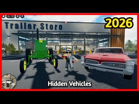 Roblox American Plains Mudding ALL HIDDEN VEHICLES 2026